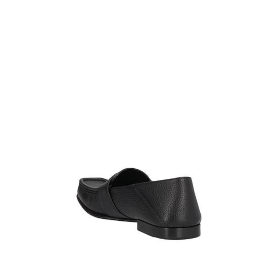 FENDI Black Leather Loafers for Men 7D1648 AQ6KF0QA1