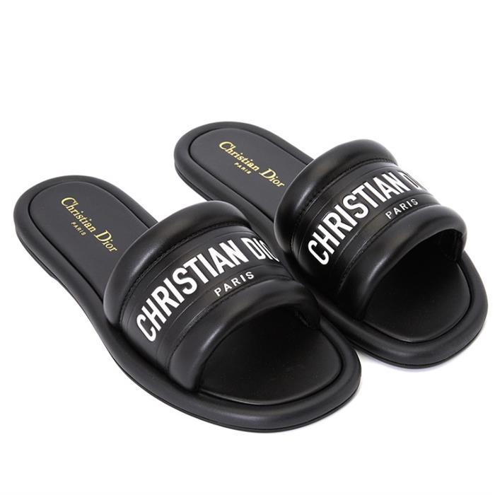 DIOR Christian Dior Logo Mule Slide Sandals for Women KCQ861LBO