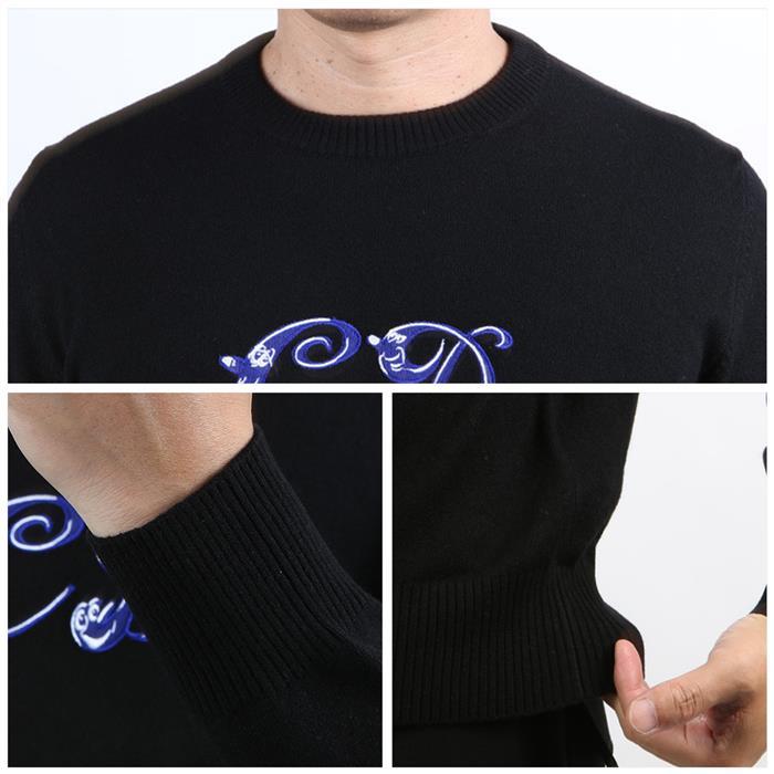 DIOR Gray Cashmere Knit T-Shirt