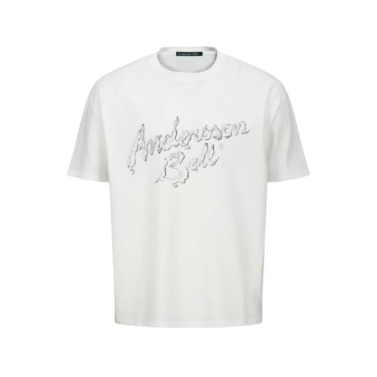 Andersson Bell Short Sleeve T-Shirt for Men atb1405u WHITE DOM