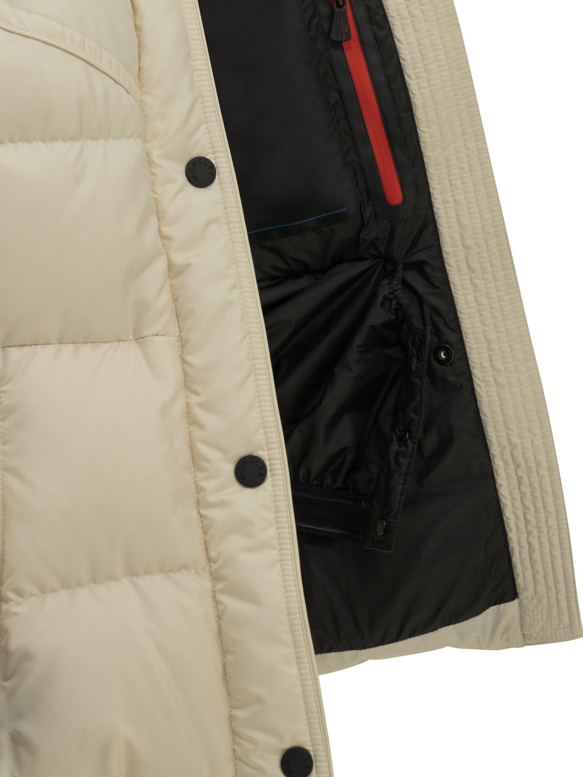 Moncler White Down Puffer Jacket for Women