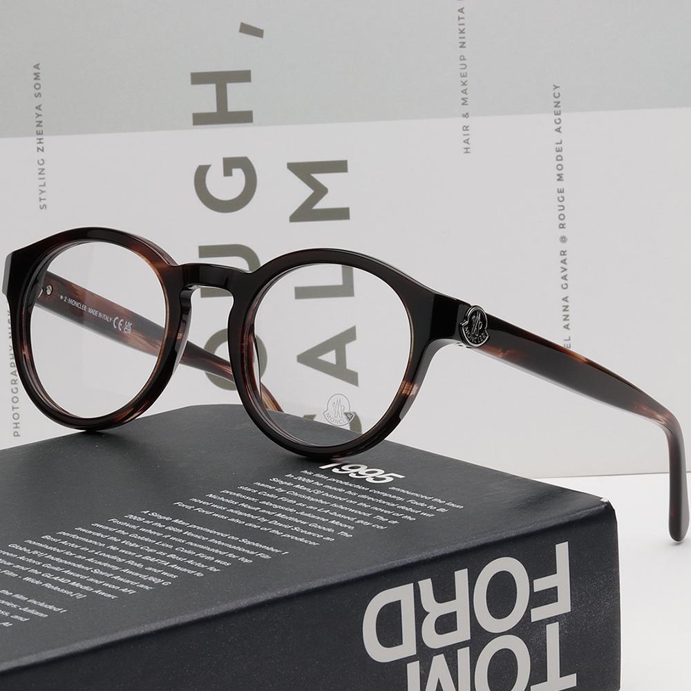 Moncler Round Acetate Eyeglass Frames Unisex ML5189 062