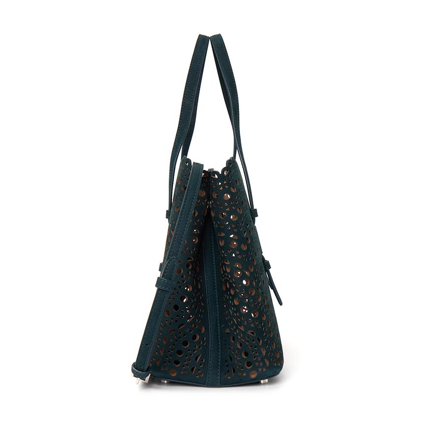 ALAIA Mina 25 Women’s Leather Tote Bag