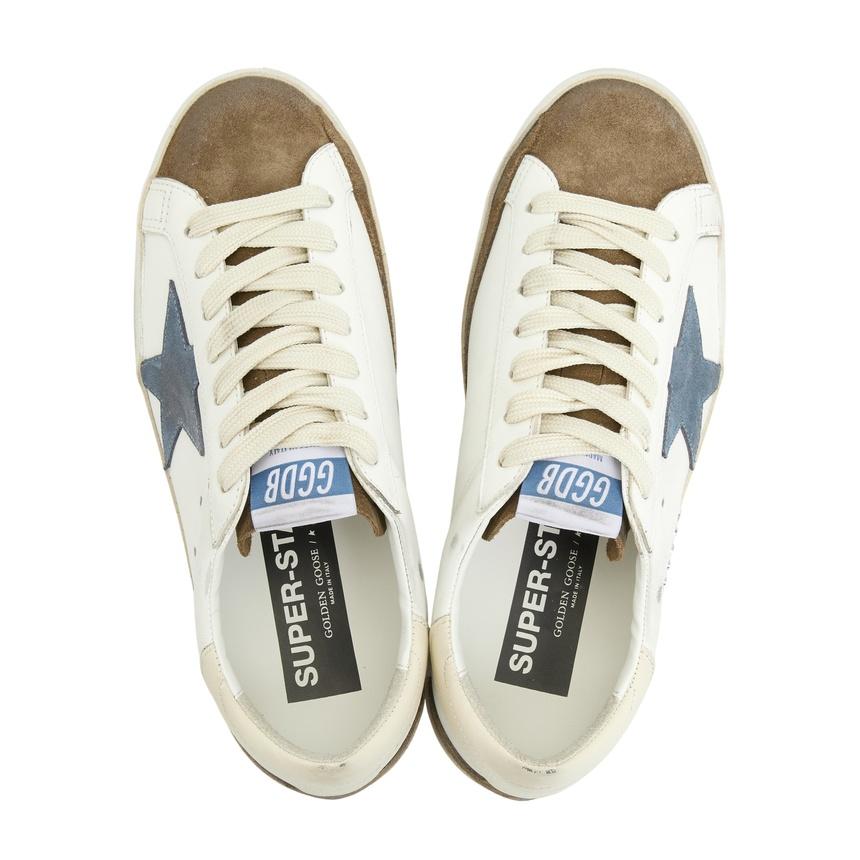 GOLDEN GOOSE Superstar Low-Top Sneakers Men White Leather
