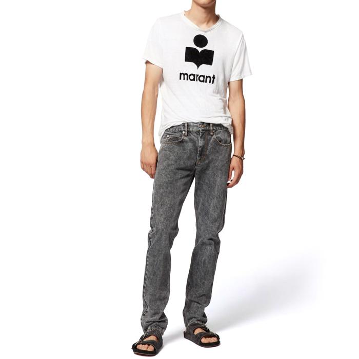 Isabel Marant Men’s Karman Short Sleeve T-Shirt White