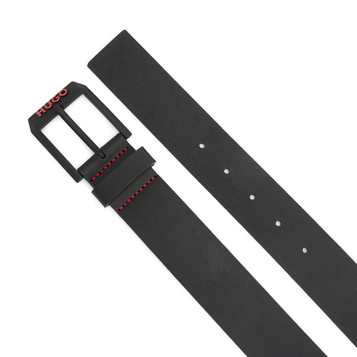 HUGO BOSS Men’s Leather Belt Black