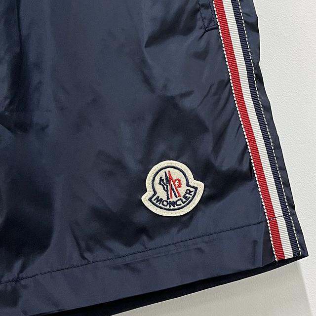 Moncler Logo Patch Tricolor Swim Shorts for Men 2C00018 53326 743
