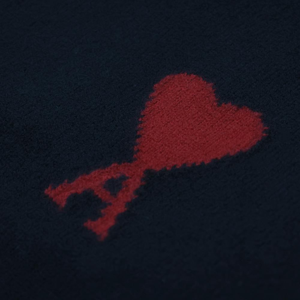 AMI Big Heart Logo Unisex Crewneck Knit Sweater