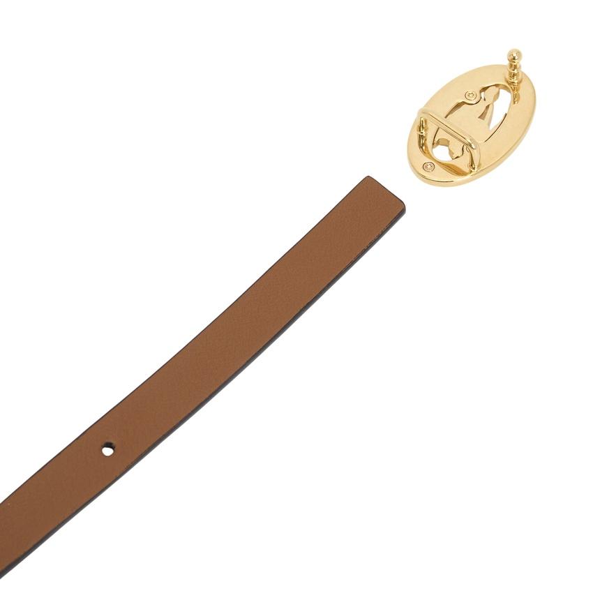 BURBERRY Reversible Leather Belt Women’s