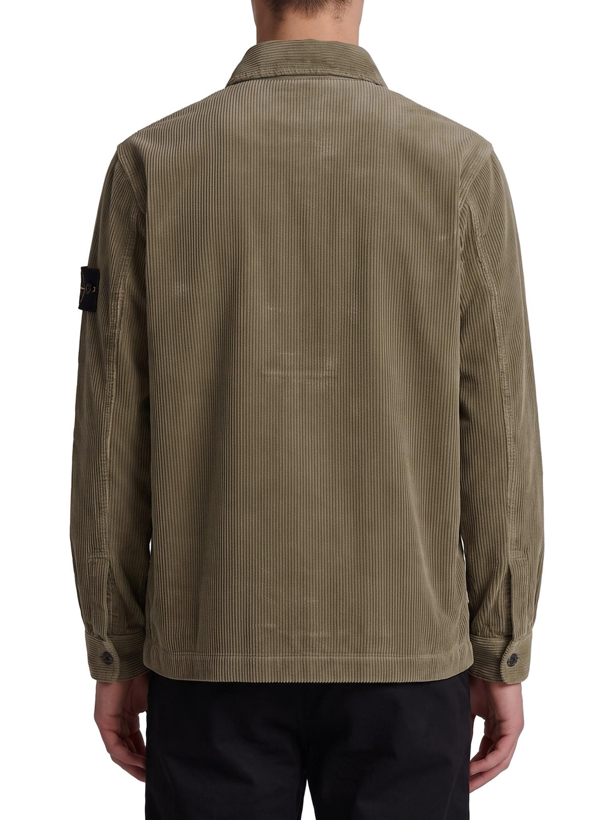 STONE ISLAND Green Nylon Bomber Jacket for Men