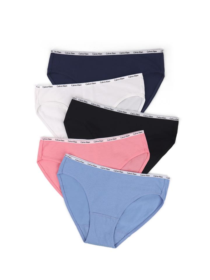 Calvin Klein Women’s Bikini Brief Panties 5-Pack Underwear Set QP1094M