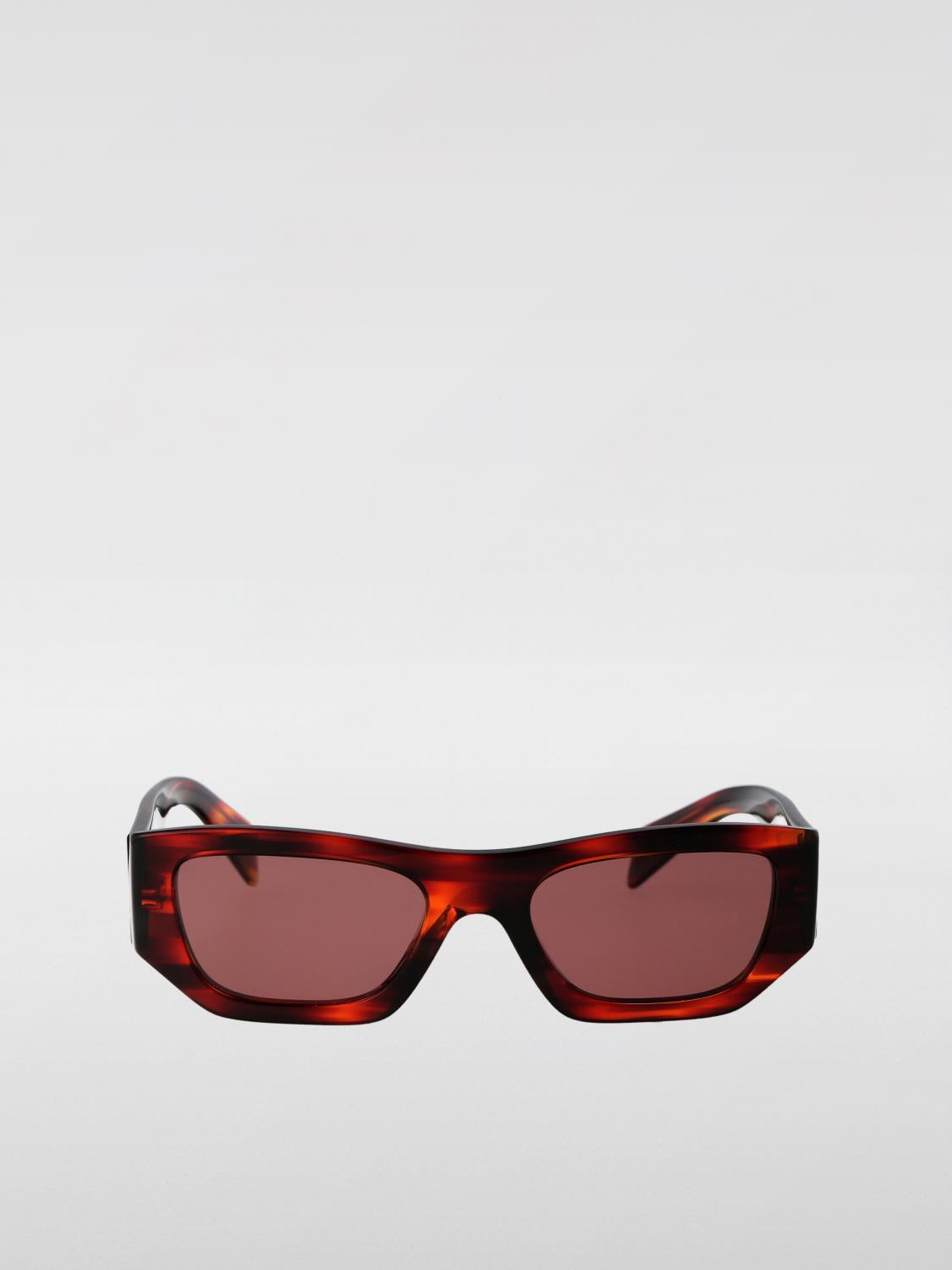 PRADA Black Acetate Cat-Eye Sunglasses