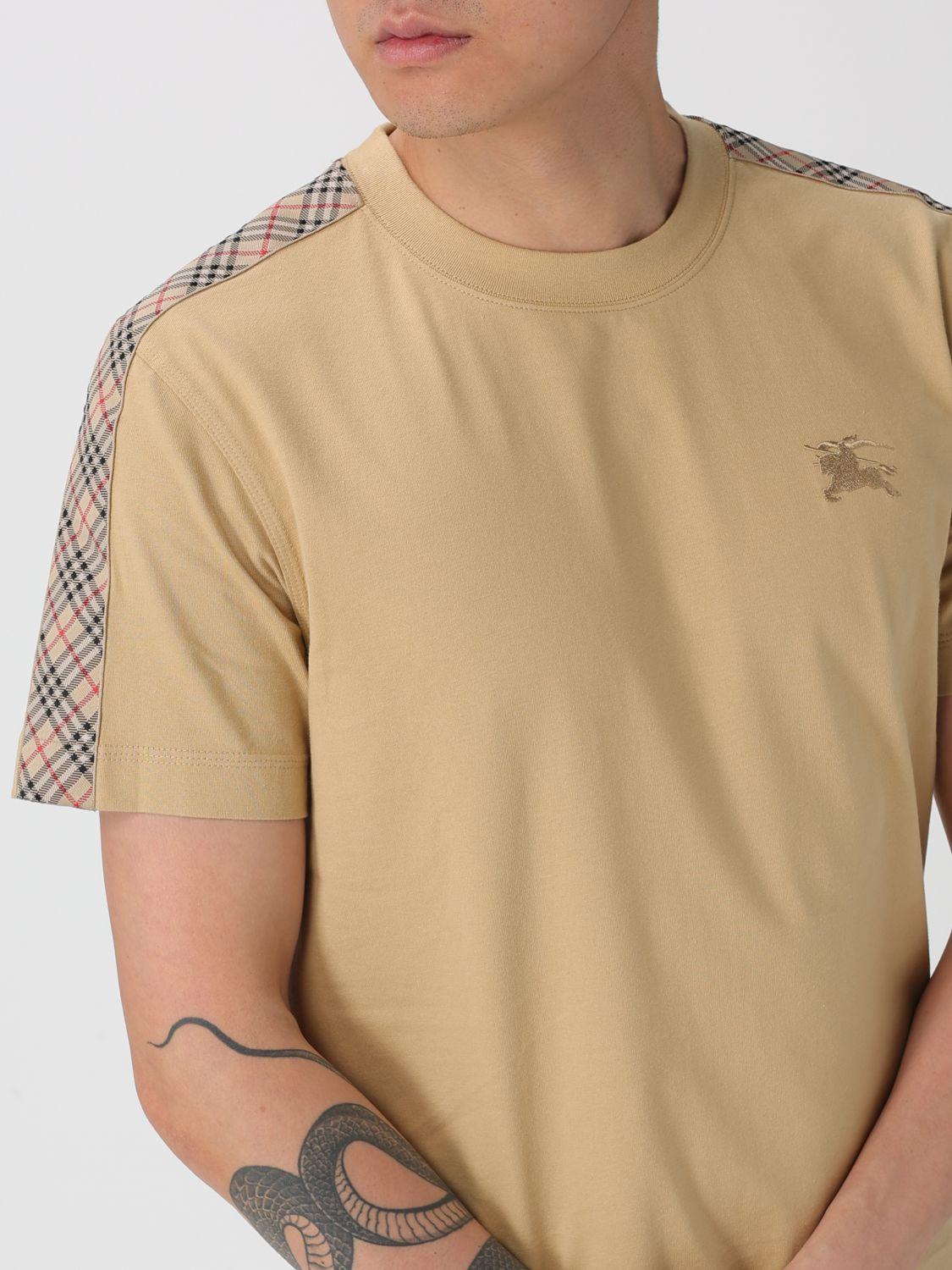 BURBERRY Short Sleeve Cotton T-Shirt for Men