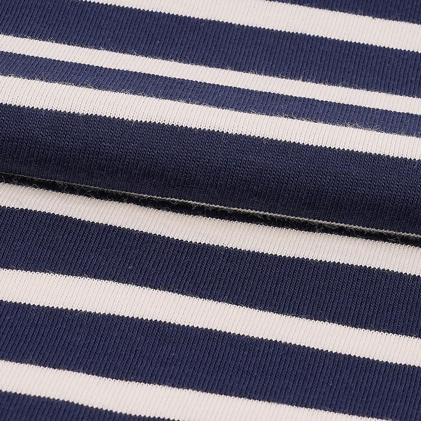 Saint James Striped Minquiers Modern Marine Ecru Unisex T-Shirt