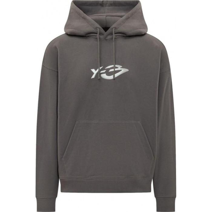 Y-3 Men's French Terry Liquid Logo Hoodie KZ0841