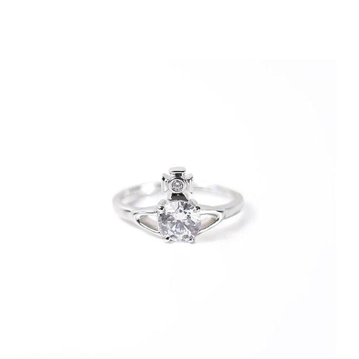 Vivienne Westwood Reina Petite Ring Silver Tone Jewelry Ring