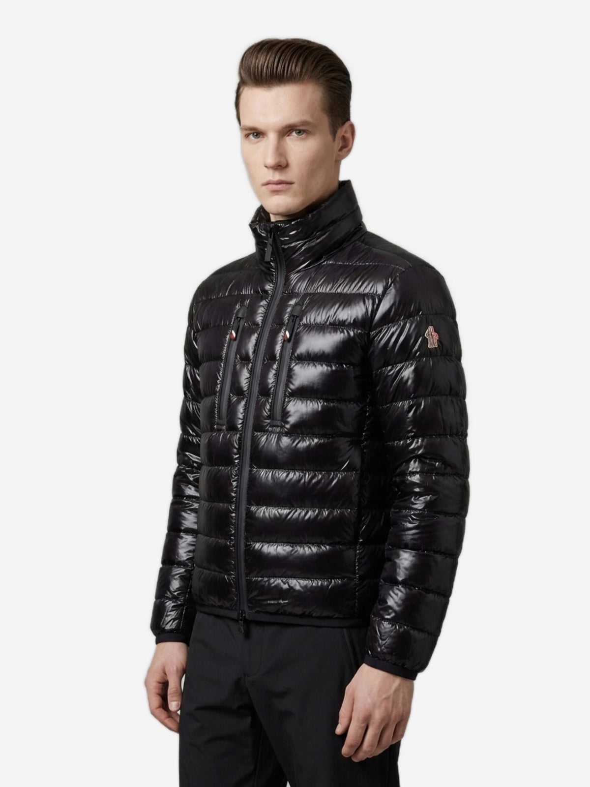 Moncler Black Down Puffer Jacket for Men