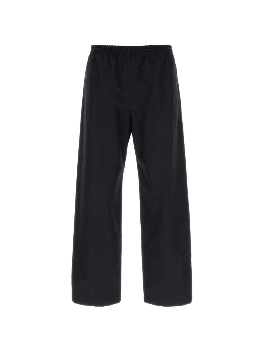 GUCCI Wool Blend Brown Suit Trousers for Men