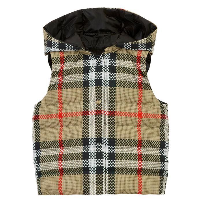 BURBERRY Reversible Check Knit Vest Women’s