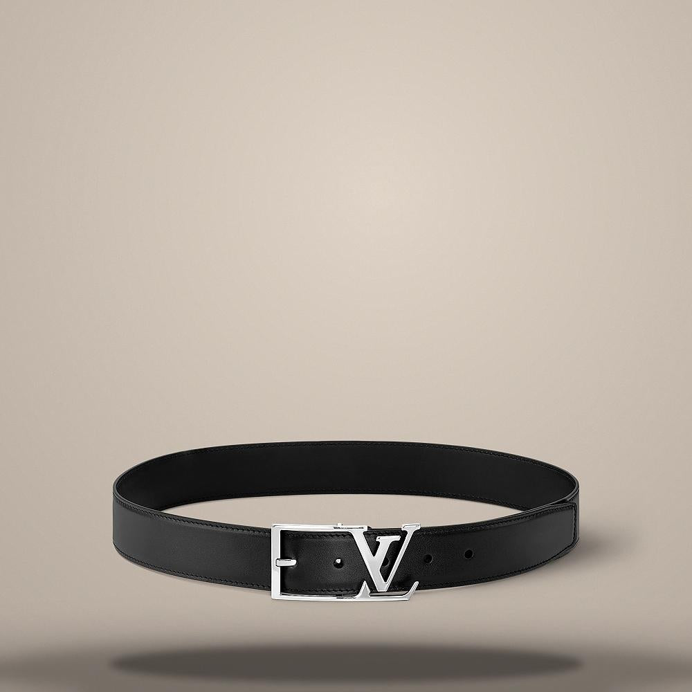 Louis Vuitton Skyline 35mm Black Men's Belt M0687