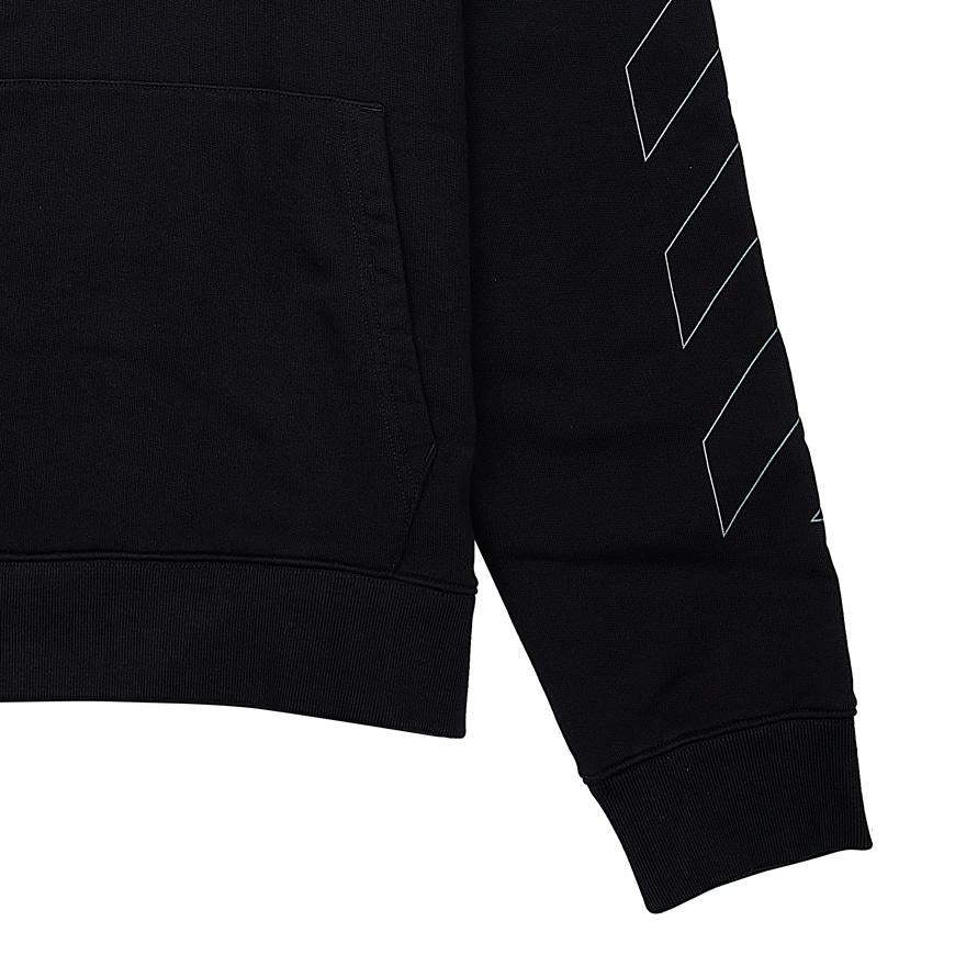 OFF WHITE Men's Diag Outline Slim Fit Hoodie OMBB097C99FLE0011010