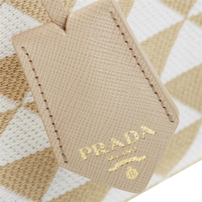 PRADA Symbol Embroidered Fabric Mini Tote Bag 1BA355 2FKL F0J0A V OOM