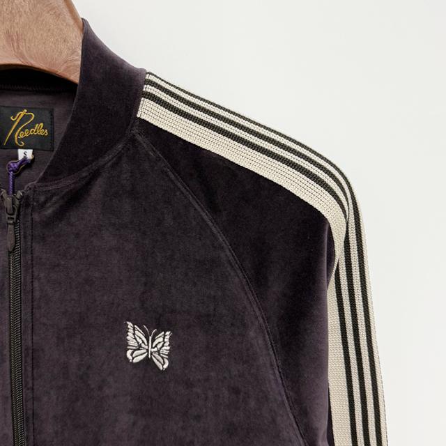 NEEDLES Butterfly Embroidered C-PE Track Jacket for Men QV319 B