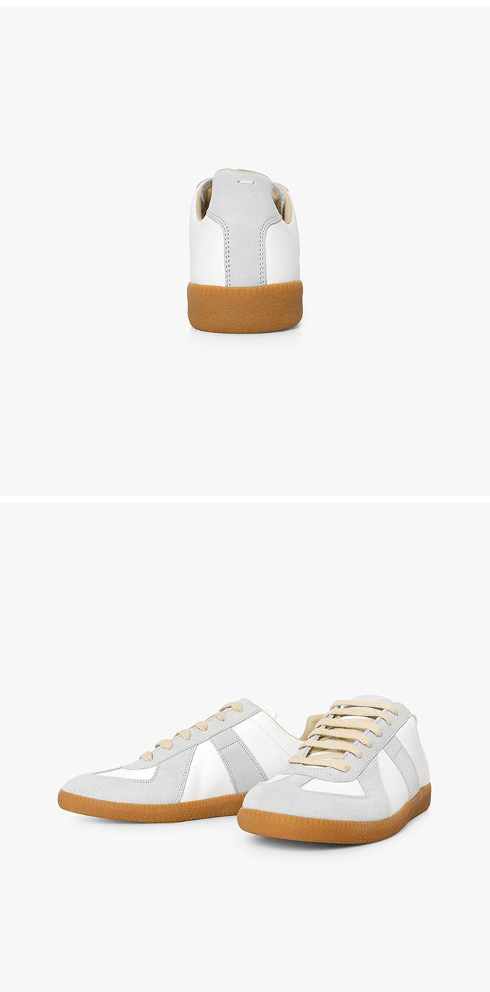 Maison Margiela White Leather High-Top Sneakers Men