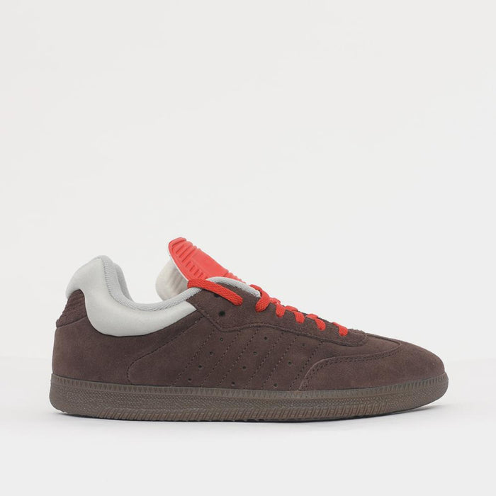 Adidas Brown Oxide Surf Red Samba Low-Top Sneakers Unisex