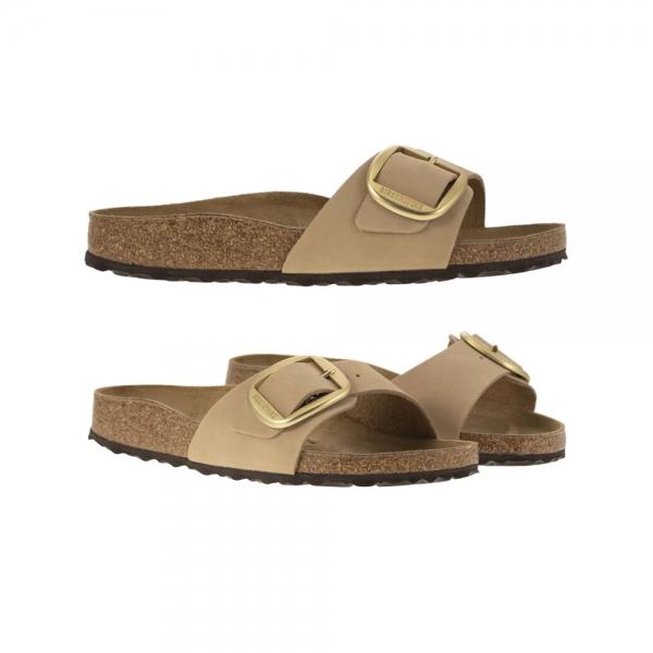 Birkenstock Madrid Big Buckle Narrow Fit Sandals Sandcastle Sand
