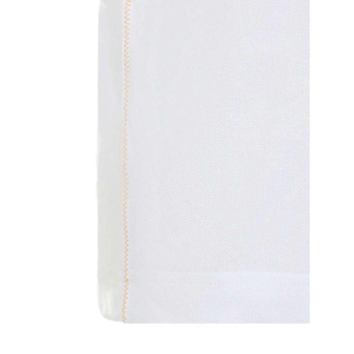 Moncler Logo Patch White Cotton Polo T-Shirt Unisex