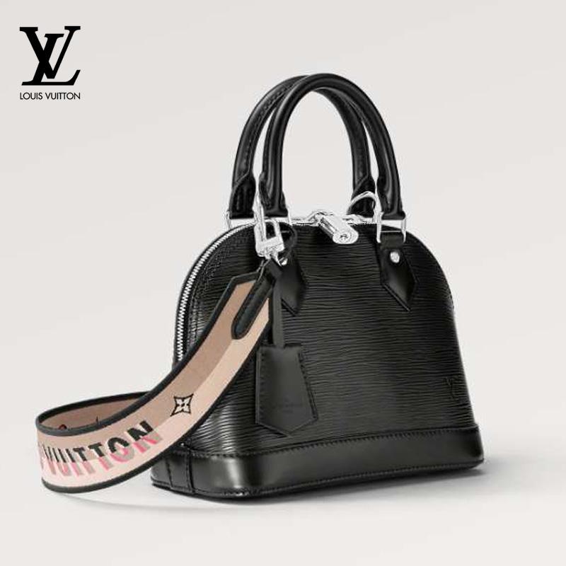 Louis Vuitton Epi Leather Alma BB Tote Bag Black