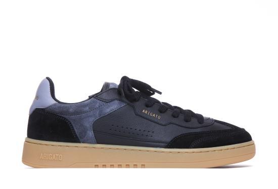 AXEL ARIGATO Black Gum Sole Leather Sneakers for Men