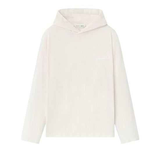 Fear of God Ivory Pullover Hoodie Women’s Cotton Sweatshir 125 HO257042 FW IVORY