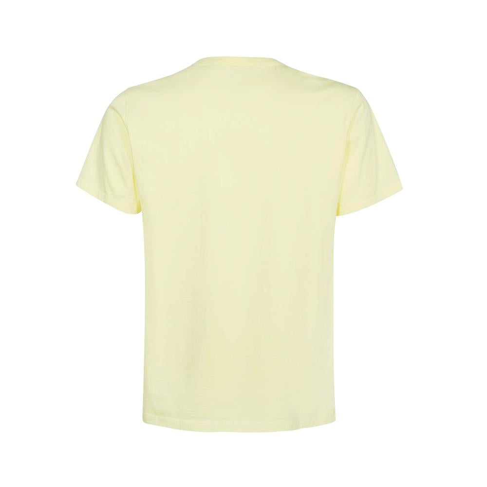 Maison Kitsune Light Yellow Logo T-Shirt IM00111 KJ0008 P720
