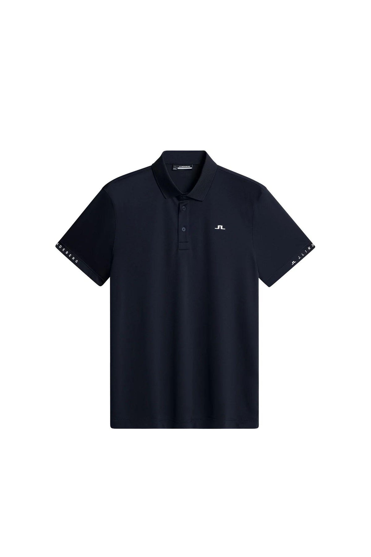 J LINDEBERG Men’s Golf Polo Shirt Short Sleeve Navy 2025