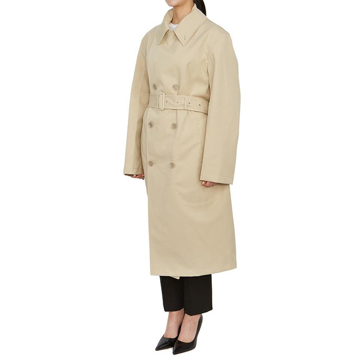 Lemaire Military Double-Breasted Long Trench Coat Unisex