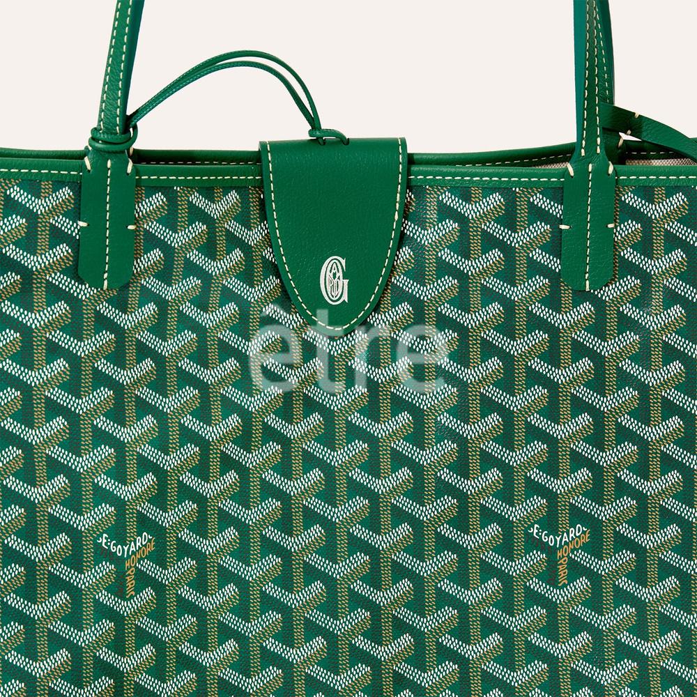 GOYARD Saint Louis GM Green Tote Bag for Women