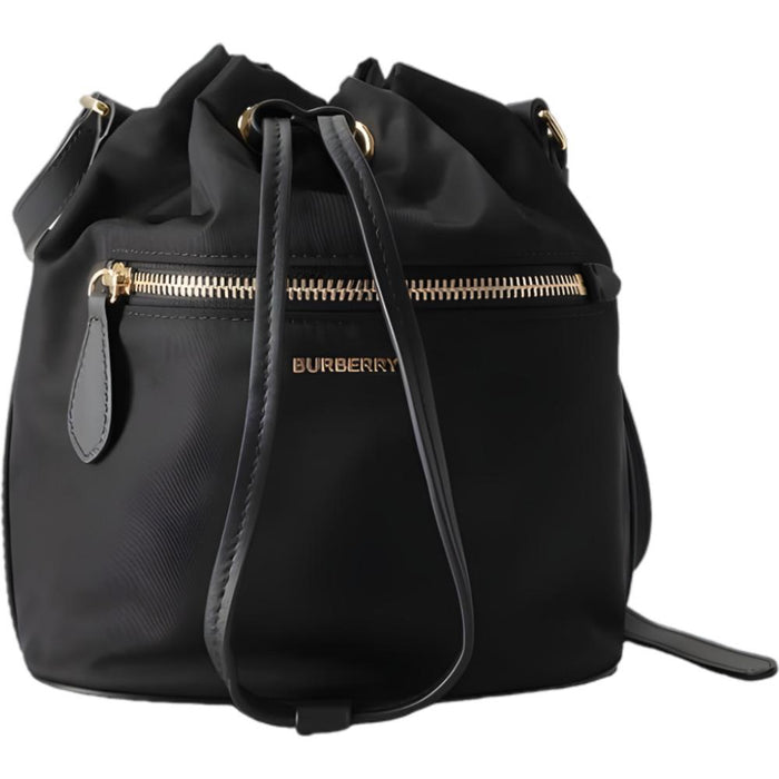 BURBERRY Nylon Bucket Shoulder Bag 81092671