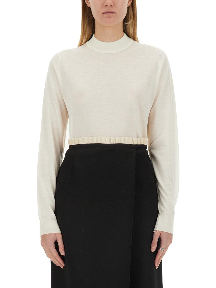 Maison Margiela Gray Cotton Crewneck Sweatshirt for Women