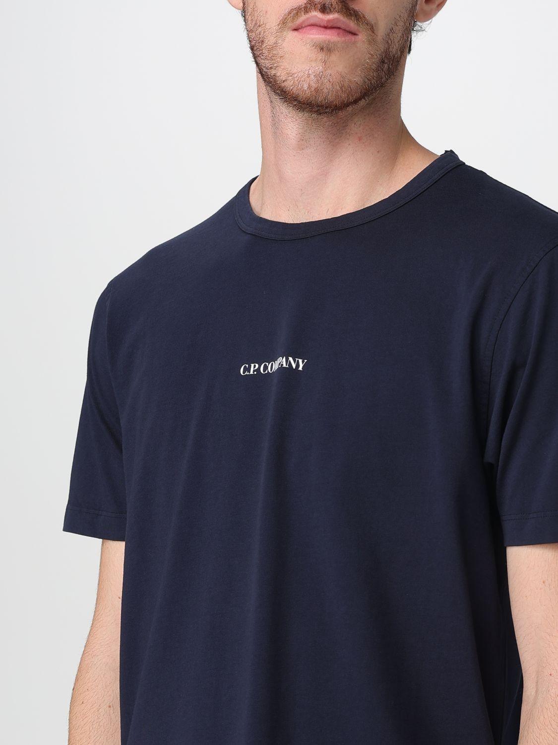 CP Company Short Sleeve Cotton T-Shirt Men Black