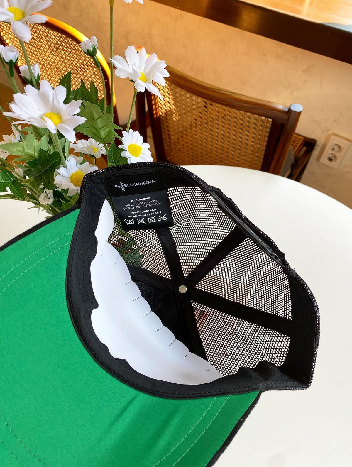 PEACEMINUSONE x 2025 MAMA Awards Mesh Black Baseball Cap