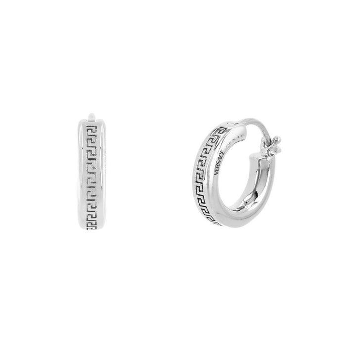 Versace Greca Small Hoop Earrings Gold-Tone 1018958 1A00620 3J030