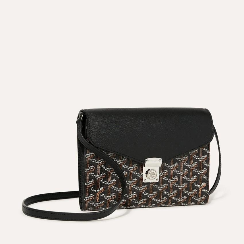 GOYARD Black Chypre Pouch Wallet Clutch CHYPRPPMLTY 01CL01P