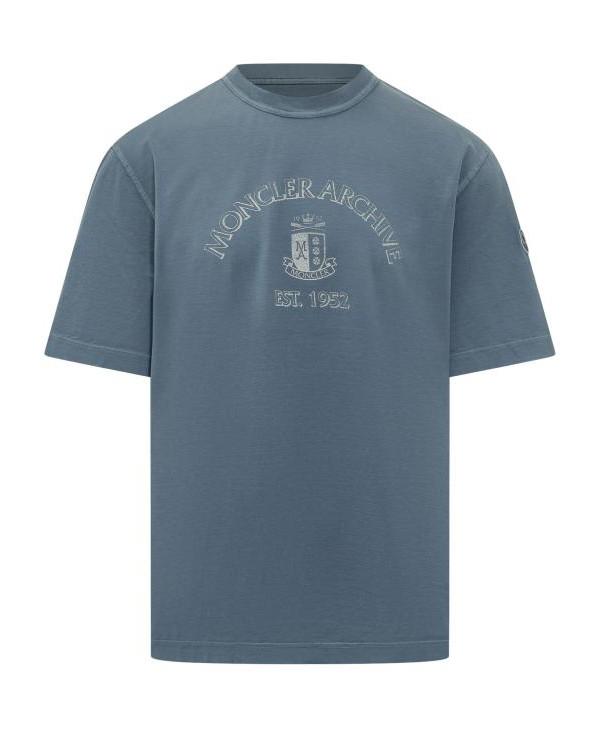 Moncler Logo Print Cotton T-Shirt