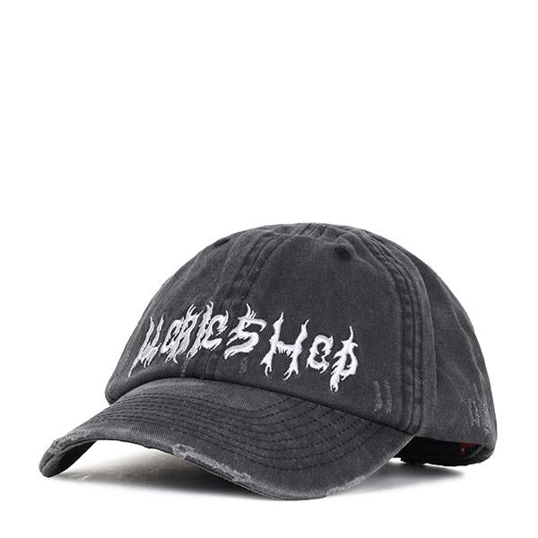 032c Washed Black Faceless Baseball Cap Unisex 3101 050