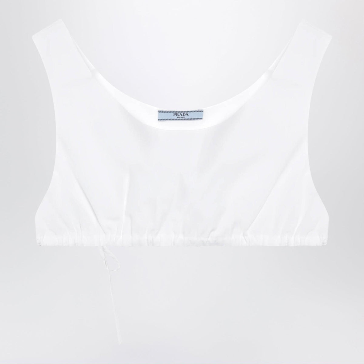 PRADA Black Stretch Tank Top Sleeveless Shirt