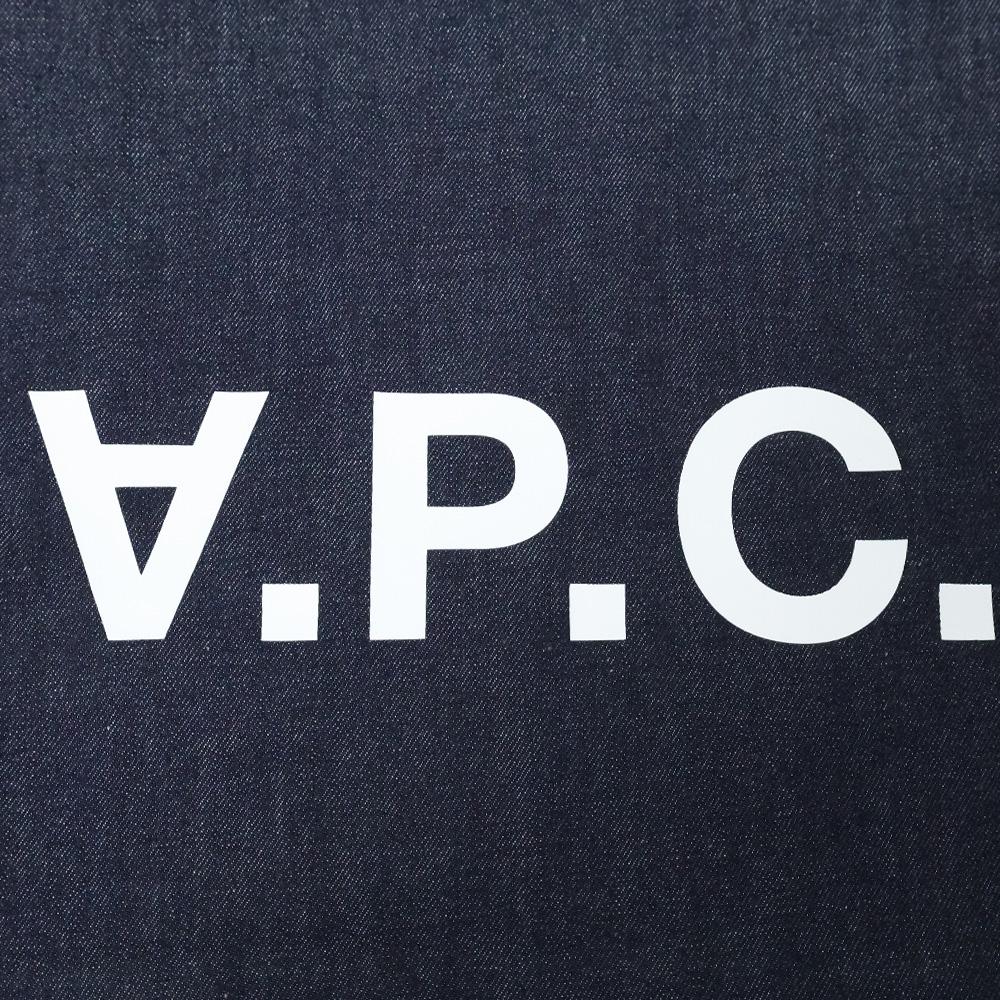 A.P.C. Unisex Logo Canvas Tote Bag