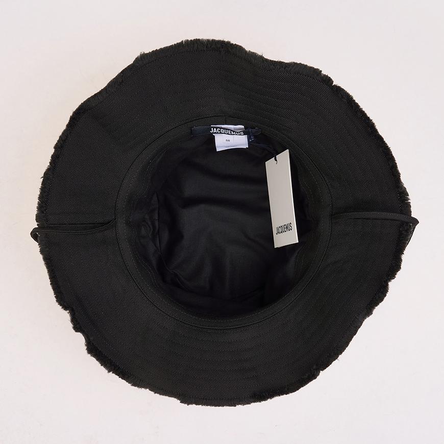 JACQUEMUS Unisex Artichoke Bucket Hat Black