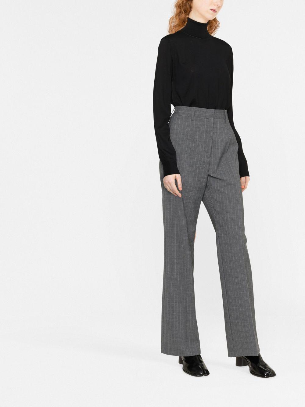 Maison Margiela Women’s High Neck Stitch Knit Sweater Black